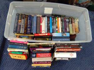 Large lot of books