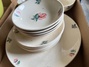 Batterina Rose dishes