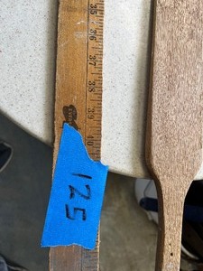 Everson yard stick, cooking paddle