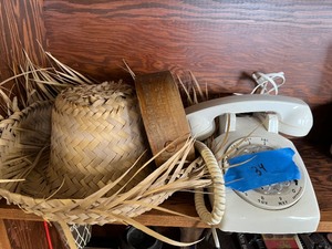Dial phone and hat