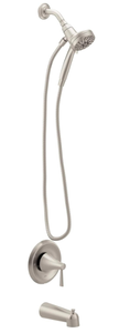 lot 16 image: Moen Chrome Finish Tub and Shower Faucet With Magnetix ($263 on Amazon)