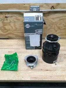 lot 56 image: InSinkErator Garbage Disposal, Badger 1, Standard Series, 13 HP (Untested Amazon Return)
