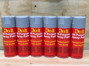 lot 165 image: Lot of 6 - Do It All Purpose Spray Paint