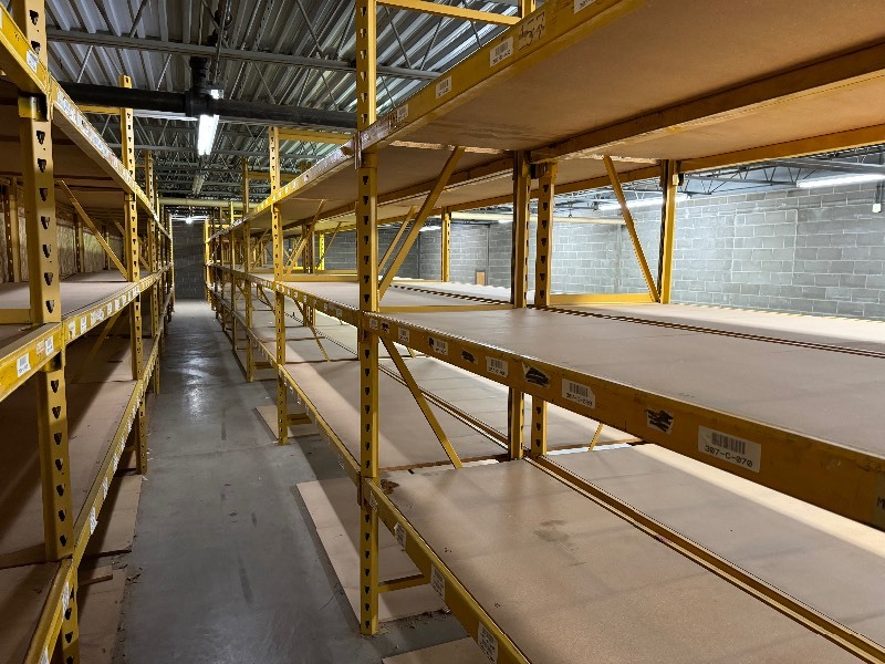 Industrial Shelves 30 x 9 x 9 Tall, 12 Sections