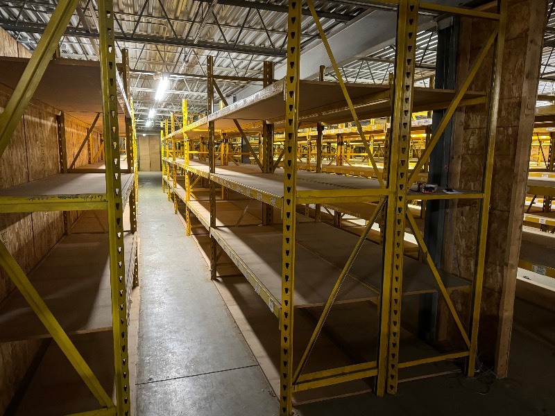 Industrial Shelves 30 x 9 x 9 Tall, 5 Sections