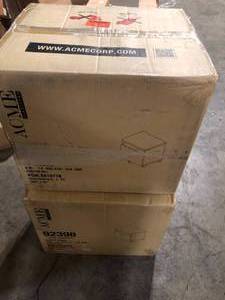 Lot of 2 Bob Weathered Oak File Cabinet by Acme Furniture   Customer Returns See Pieces