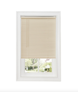 lot 106 image: New Cordless GII Deluxe Sundown 1 Room-Darkening Mini Blind 34W x 64L White