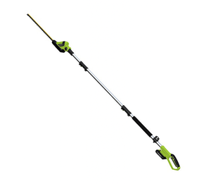 lot 116 image: New Earthwise 20 20V 2Ah Lithium Pole Hedge Trimmer