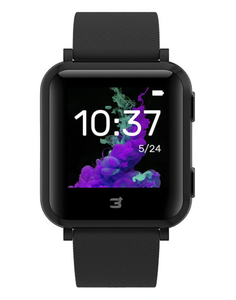 lot 184 image: New 3Plus Vibe Plus 42mm GPS Smartwatch  Black