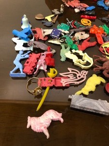 lot 111 image: Large Collection of Vintage Cracker Jack Toy Premiums 