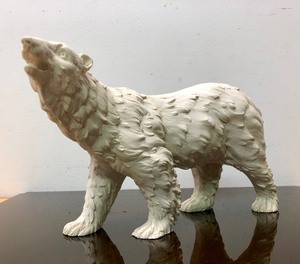 lot 119 image: Awesome Large Vintage Italian Polar White Bear Display Statue
