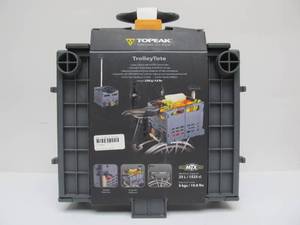 lot 9 image: Unused TOPEAK Rolling Folding Trolley Tote