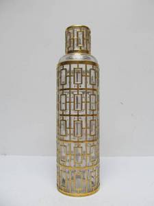 lot 15 image: Great Looking Mid Century Gold on Glass Imperial Glass Decanter