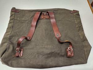 lot 143 image: Old Vintage Canvas & Leather PORTAGE PACK COMPANY Canoe Pack