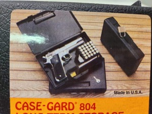 lot 147 image: Lot of 4 Brand New Case-Gard 804 Storage Cases for Handguns