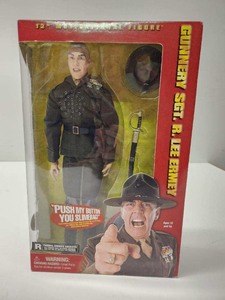 lot 152 image: 2 Large 12 Gunnery Sergeant R. Lee Ermey Action Figure