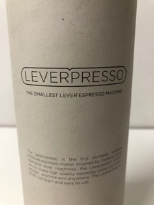 lot 166 image: LEVERPRESSO Portable Espresso Machine