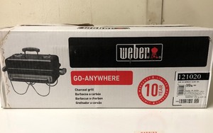 lot 173 image: New in Box WEBER Go Anywhere Charcoal Grill
