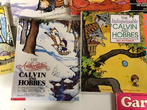 lot 196 image: Large Lot of Garfield  Cavin & Hobbes Books