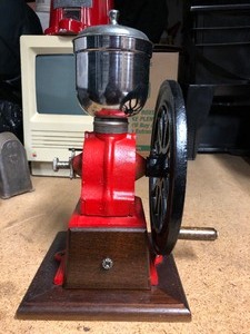 lot 164 image: Very Cool Cast Iron Countertop Coffee Grinder
