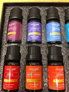 lot 239 image: Brand New AMORE Essential Oils - Set of 16