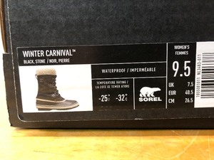 lot 242 image: Brand New SOREL Winter Carnival Winter Boots - Ladies Size 9.5