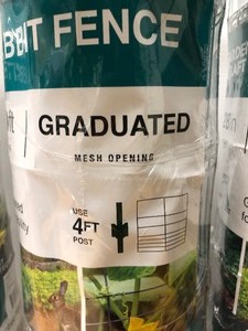 lot 249 image: 3 Rolls of Brand New Garden Craft Rabbit Fence