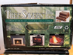 lot 258 image: 4 Full Boxes of Tree Savers Fire Starter Log