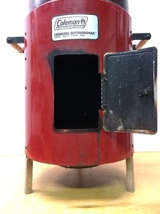 lot 262 image: COLEMAN Charcoal Outdoorsman Grill