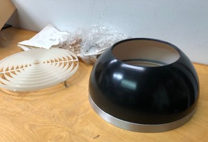 lot 298 image: NOS Mid Century Prescolite Hanging Light Fixture