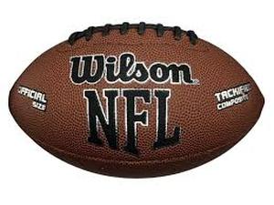 lot 47 image: WILSON WTF1455 NFL Official Size Supreme Composite Leather Game Football-Out of Package