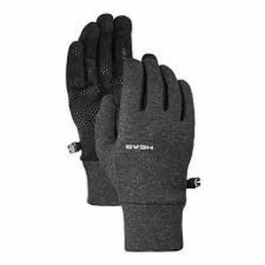 lot 86 image: HEAD Mens Ultrafit Touchscreen Running Gloves-Gray