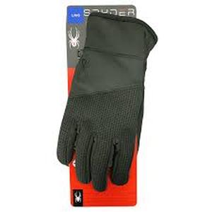 lot 84 image: Spyder Core Conduct Stretch Winter Mens Gloves 3M Thinsulate Insulation Touchscreen Compatible w Leather Palm Patch Size Small for Cold Weather