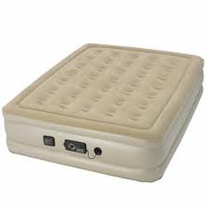 lot 129 image: Serta 18 Queen Air Mattress with Internal Ac Pump