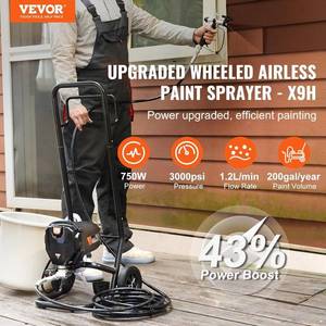 lot 3 image: Vevor Stand Airless Paint Sprayer