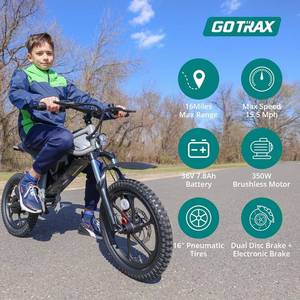 lot 21 image: Gotrax Astra Electric Dirt Bike