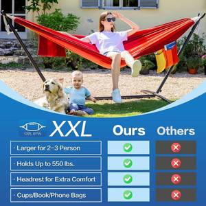 lot 29 image: Pnaeut XXL 2-3 Person Hammock