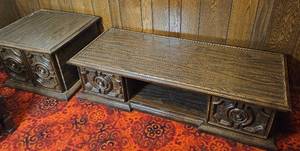 lot 10 image: Mid Century Modern Coffee Table and End Table