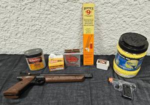 lot 73 image: American Classic .177  Pellet Pump Air Pistol and Colt Airsoft Pistol
