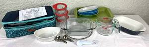 lot 69 image: Kitchen Baking Bundle - Corningware, Anchor Hocking, Pyrex and Artic Zone Expandable Thermal Carrier
