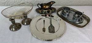 lot 75 image: Silver Plated Collection- 15 Assorted Pieces