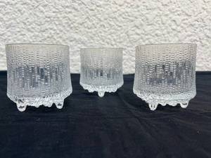 lot 52 image: 1960s Ultima Thule Tapio Wirkkala for Iittala Finland Cocktail Glasses - Set of 3