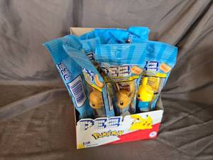 lot 50 image: Pokemon PEZ Despencers(12ct) and candy(24ct) Best By 62028