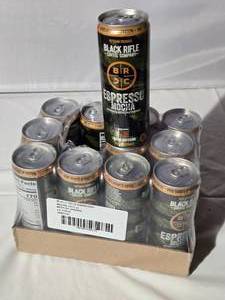 lot 73 image: 12 pack of Black Rifle coffee Espresso Mocha 11 oz Cans - Best By March 52024