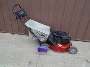 Toro personal pace recycler with bag. Good used condition. Tested & works. As shown.