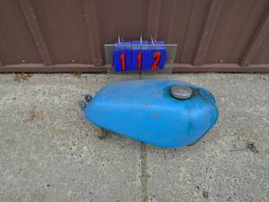 Cycle gas tank. Unknown application. As shown.