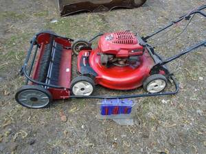 Toro GTS 6.5 hp personal pace used with sweeper. No basket on sweeper. Tested & works. As shown.