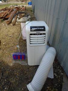Haier room air conditioner. Maybe 5000 btu. Tested & works. As shown.