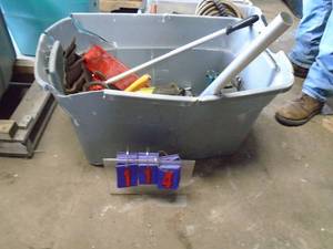 Large tub of Rigid, Ryobi etc. As shown.