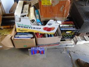 5 boxes of books. As shown.